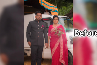 change or replace image background professionally