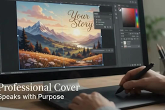 design a christian book cover, KDP and ebook cover