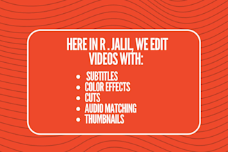 edit a small video for a cheap price