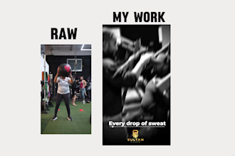 edit professional workout and exercise training videos
