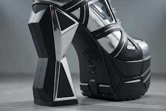 do 3d heel design renders and design for manufacturing