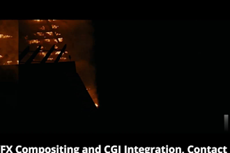 do pro visual effects compositing, green screen remove and vfx cleanup for film