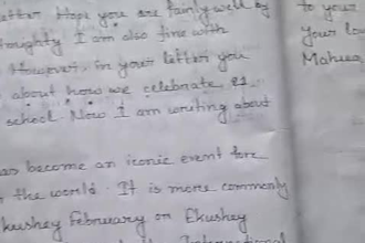 do neat and clear handwriting in english and bengali
