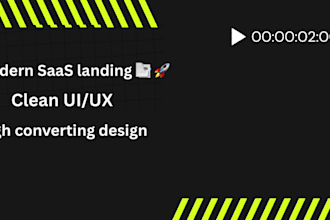 design a high converting saas landing page
