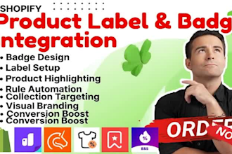 setup custom shopify product labels plus badges modemagic bss smartify seguno ai