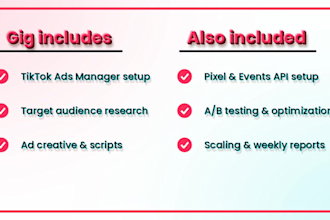run tiktok ads, manage tiktok ads manager and tiktok marketing