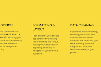 clean, fix and format your excel sheets fast