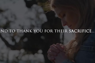 create cinematic memorial tribute video slideshow with music