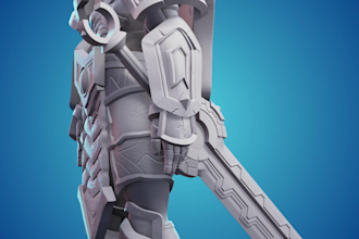 sculpt character 3d models and 3d characters for 3d printing