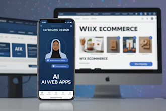 design wix website, online store, ai website, web app and saas