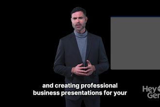 make , business presntation  and do copy typing