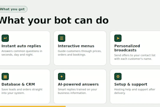build a whatsapp bot for automated messages