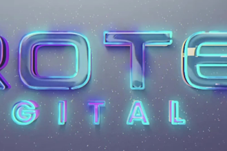 create a clean logo design with smooth animation