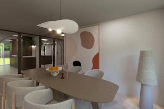 create photorealistic interior renderings for apartment and houses