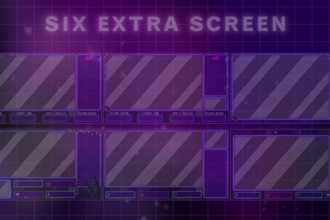 create a custom vtuber stream overlay and twitch background design