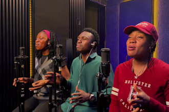 sing choir harmonies and background vocals for your song