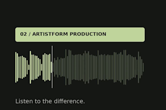 produce your original song from your demo and vocals