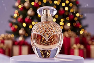 create a 3d christmas product animation and festive holiday commercial