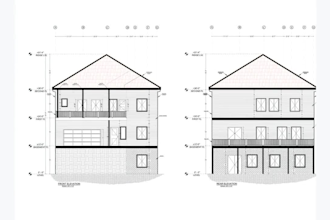 draw site plan plot plan floor plan for city permit