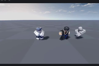 create smooth roblox animation system movement r15, r6 combat emote game effect