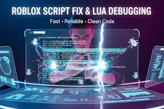 fix your roblox scripts, debug lua code, and create custom systems fast