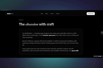 build a modern landing page with ai that converts