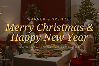 create animated christmas greeting ecard,loop GIF,sticker,2d motion graphics,mp4