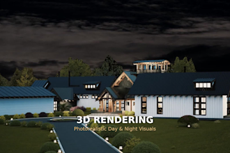 do interior, exterior design, sketchup, revit 3d model, 3d rendering