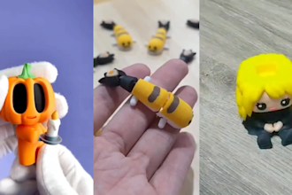 design 3d articulated toys, fidget clickers stl flexi models for 3d printing
