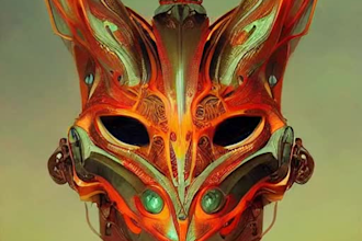 create 3d design for halloween masks, weapons, printable masks and animal mask