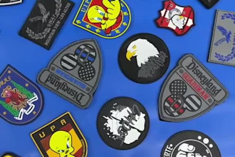 make 3d pvc patches and with no minimum order