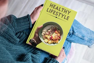 design a modern lifestyle book cover