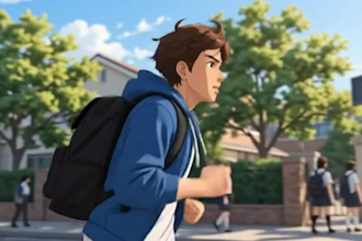 2d animation video, 2d music video, 2d short film, cartoon animation, 2d cartoon