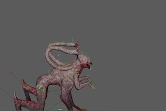 animate 3d animal,quadruped creature rig,vrm animaze,body flex physrig,ue5 ik fk