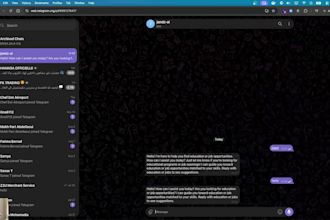 build ai manychat, whatsapp API , telegram bot