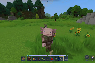 do custom 3d model and animation for you hytale minecraft game vfx