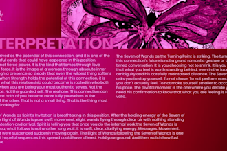 do a detailed love tarot reading about your relationship