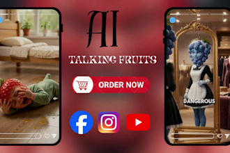 do viral ai talking fruits ai talking object ai talking fruits for tiktok shorts