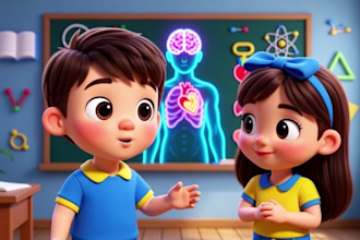 create 3d animated educational and kids story videos with ai
