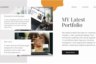 do figma website design, website UI UX design, figma design, website mockup