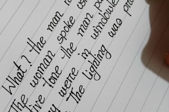 handwrite notes and letters
