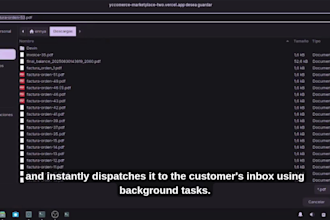 build automated PDF invoice and email workflows in python