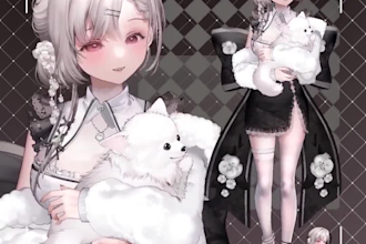 vtuber model vtuber rigging 2d vtuber model live2d vtuber model character design