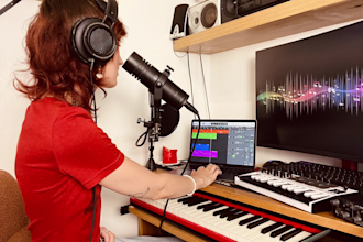 record emotional female melodic rap vocals and hooks