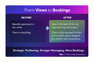 optimize your airbnb listing for more bookings