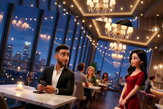 create 3d pixar style   3d  cartoon storytelling ai animation