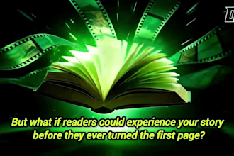 create a cinematic book trailer