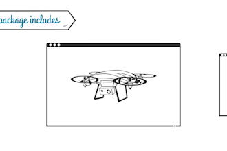 create animated explainer elearning course video and training video