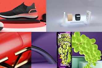 create 3d product animation, modeling, rendering and exploded view