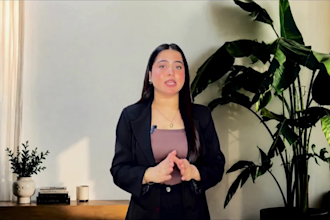 create female spokesperson video in english and hindi